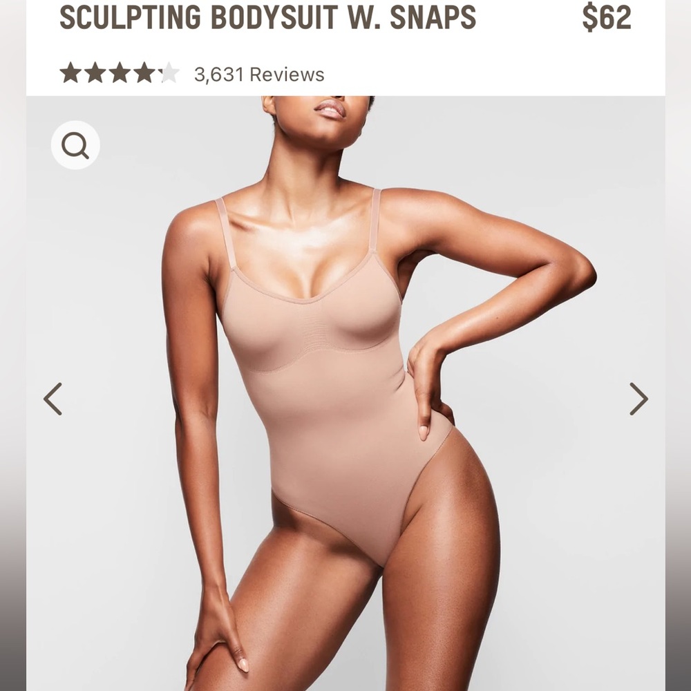 SKIMS Sculpting Bodysuit with Snaps Large/XL